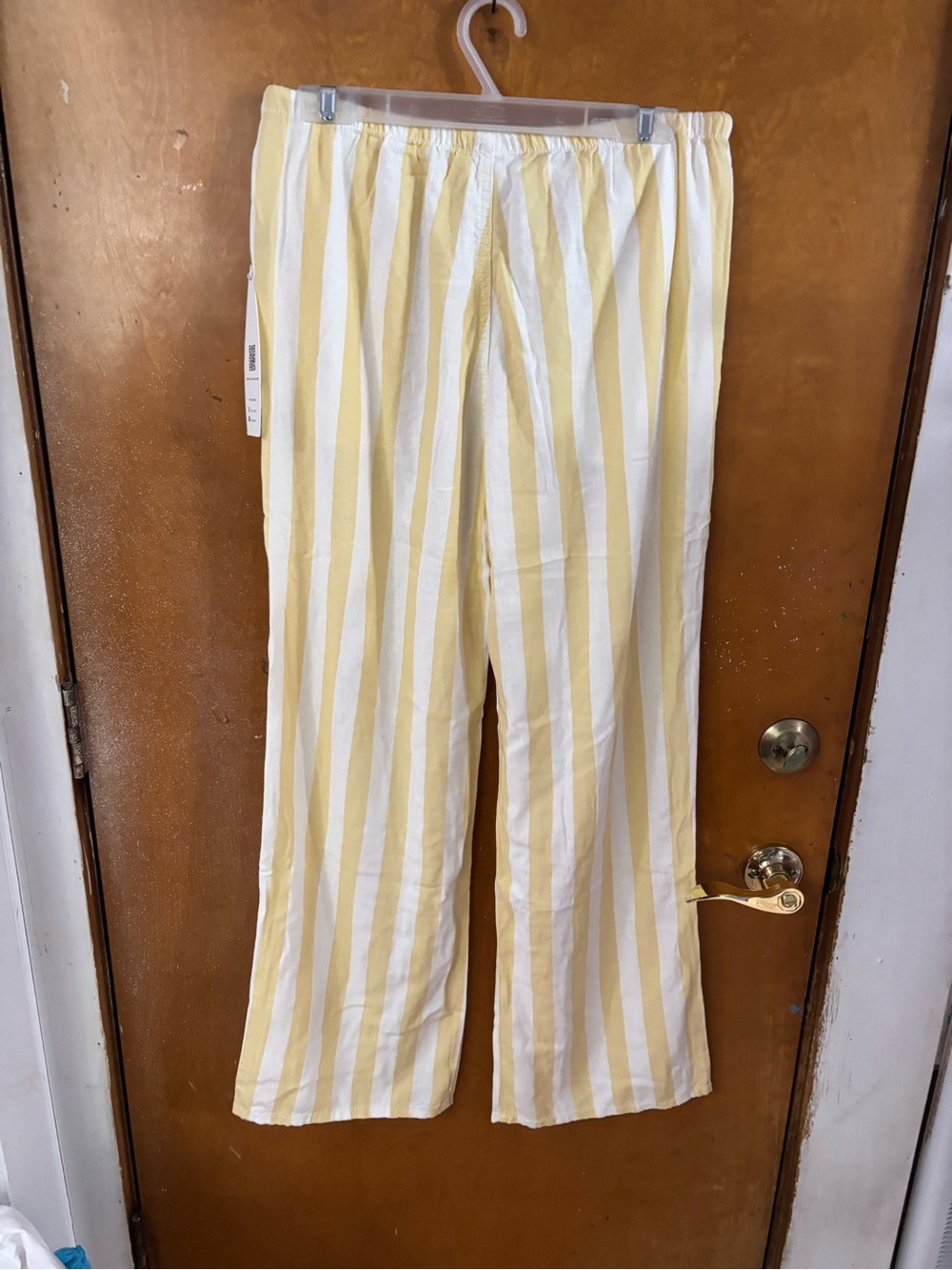 Cali 1850 summer linen blend pants. Striped. - Picture 3 of 6